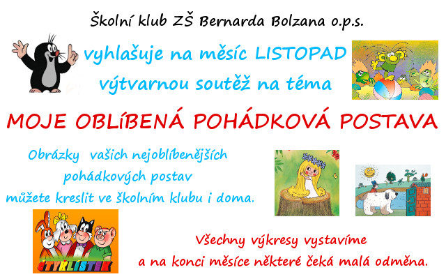 Vv soutěž-moje oblíbená pohádková postava