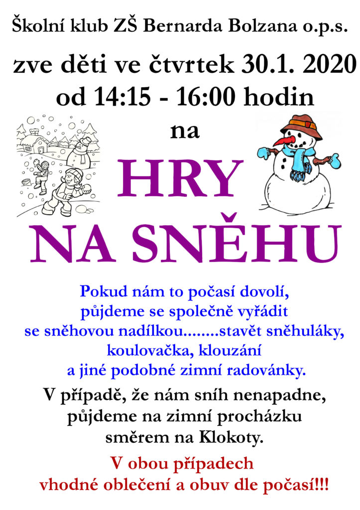 Hry na sněhu