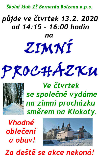 Zimní procházka